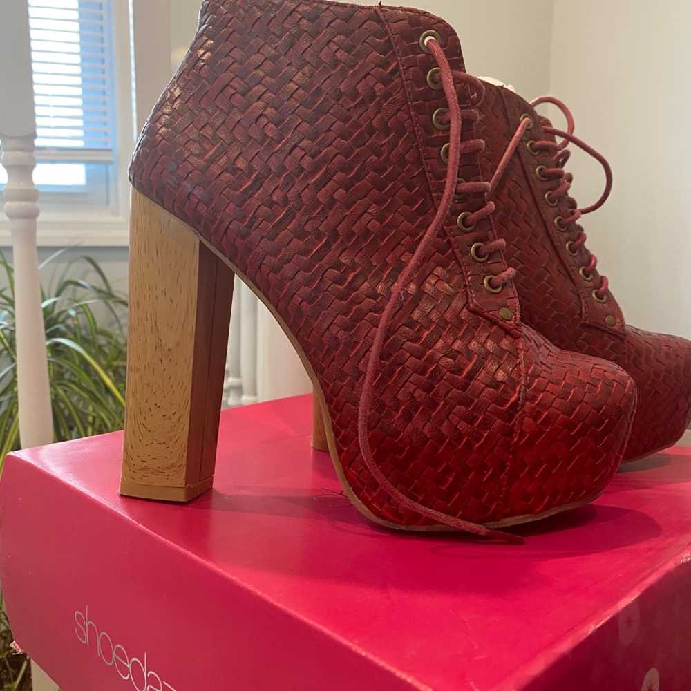 Red Booties - Picture 2 of 4